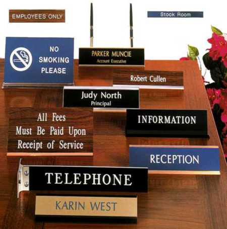 office name plates